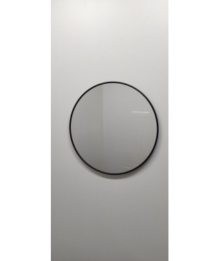 Зеркала круглой формы с рамой из металла
