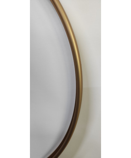 Зеркало круглой  формы в  раме бронзового цвета из металла, различных диаметров,  Р2-249