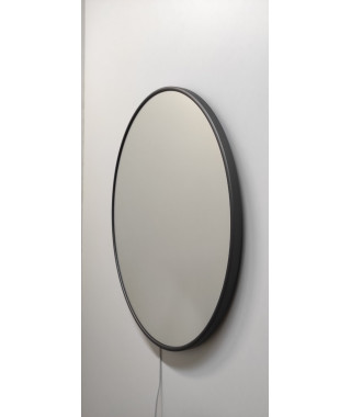 Зеркало круглой  формы в  раме цвета серий гранит, из металла, различных диаметров,  Р2-019