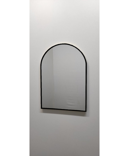 Зеркало в форме арки в черной металлической раме различных размеров, Р2021 Зеркало в форме арки в черной металлической раме различных размеров, Р2021