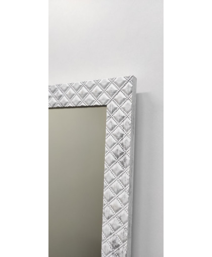 Зеркало прямоугольной формы разных размеров в серебристой декоративной пластиковой раме ,К2712-284 Зеркало прямоугольной формы разных размеров в серебристой декоративной пластиковой раме ,К2712-284